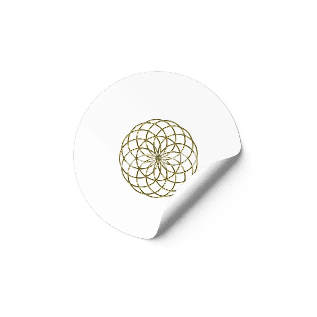 Moon Flower Gold Etiket
