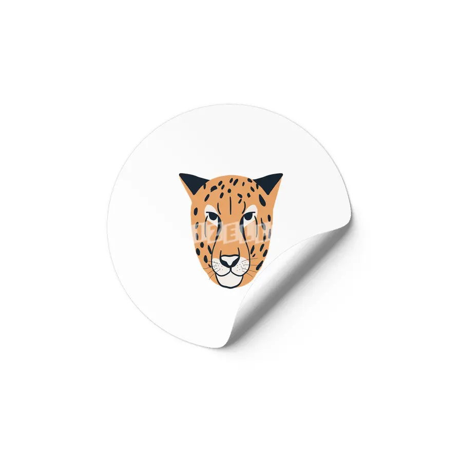Abstract Cheetah Etiket