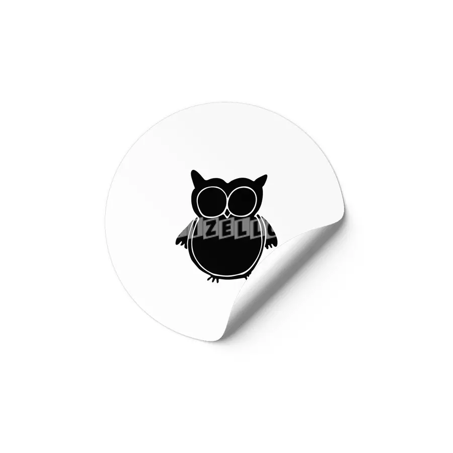 African Grass-Owl Etiket
