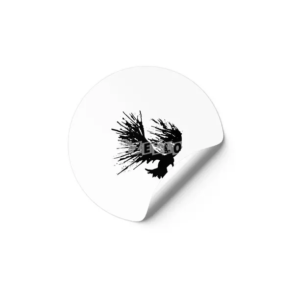 Bird Splatter Black Etiket