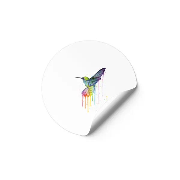 Rainbow Hummingbird Etiket