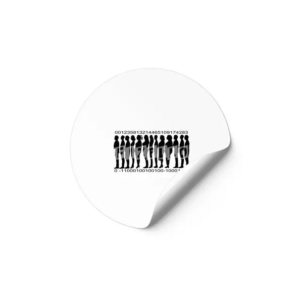 Human Barcode Etiket
