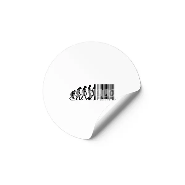 Regression of Man Barcode Etiket