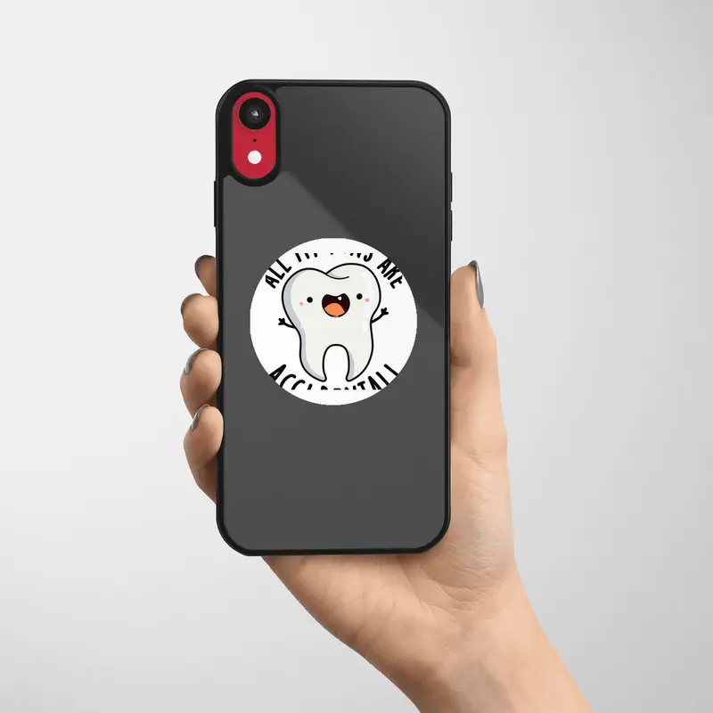 All My Puns Are Acci-dental Funny Tooth Pun Etiket