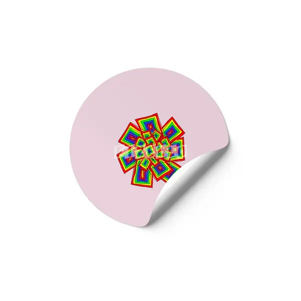 Colorful Squares Etiket