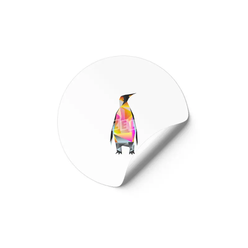 Colorful LowPenguin Etiket