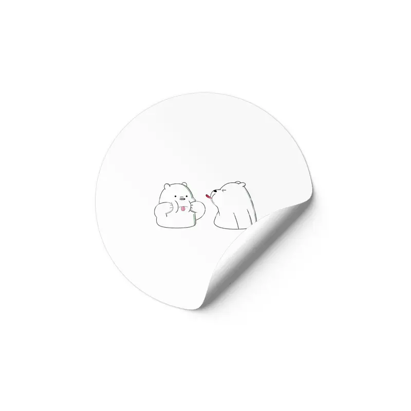 Polar bears,White bears, pair of bears, funny bears,bears, couple bears Etiket