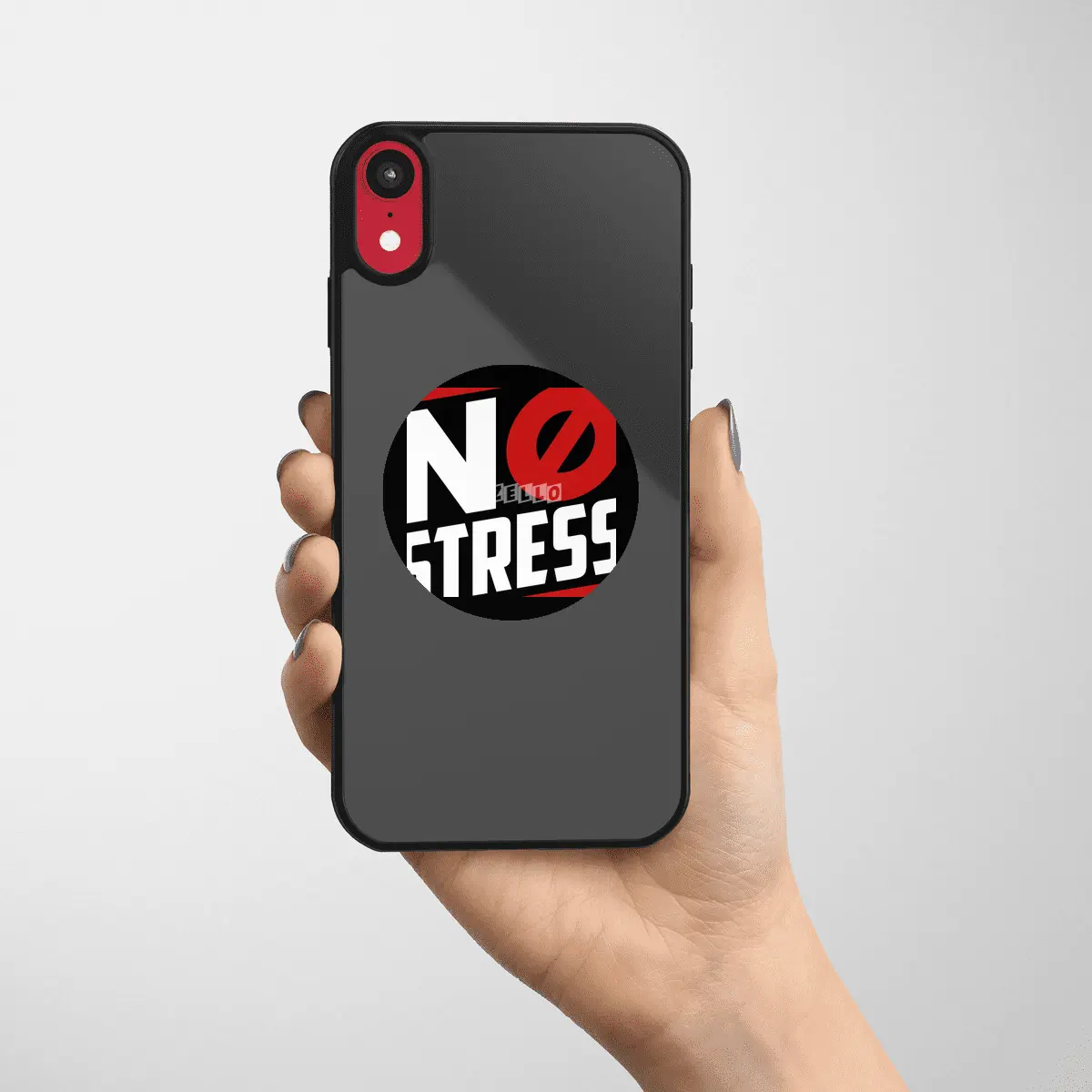 no stress on black Etiket
