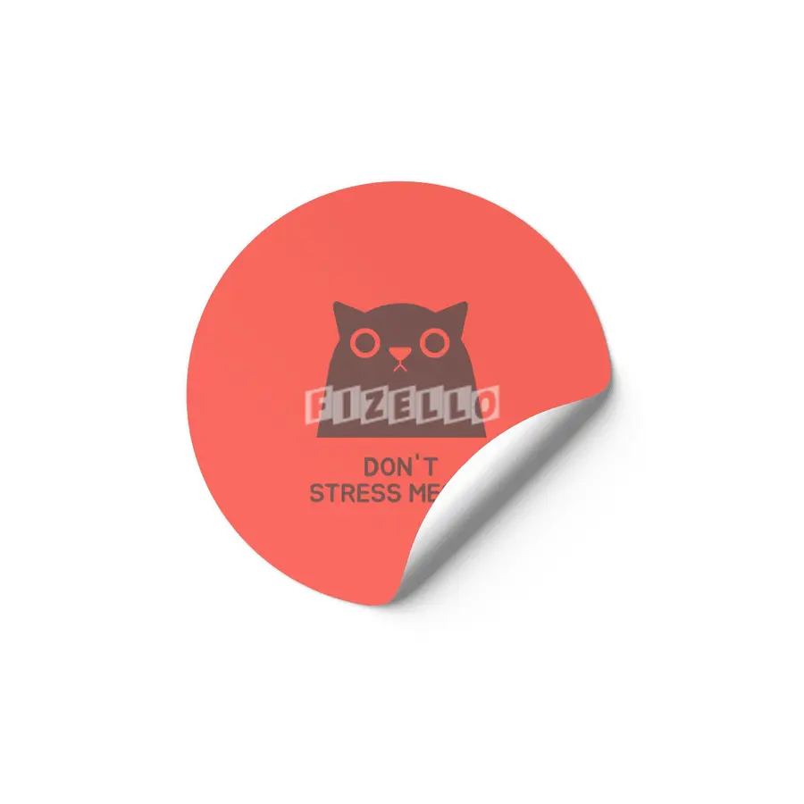 Don't Stress Meowt Etiket