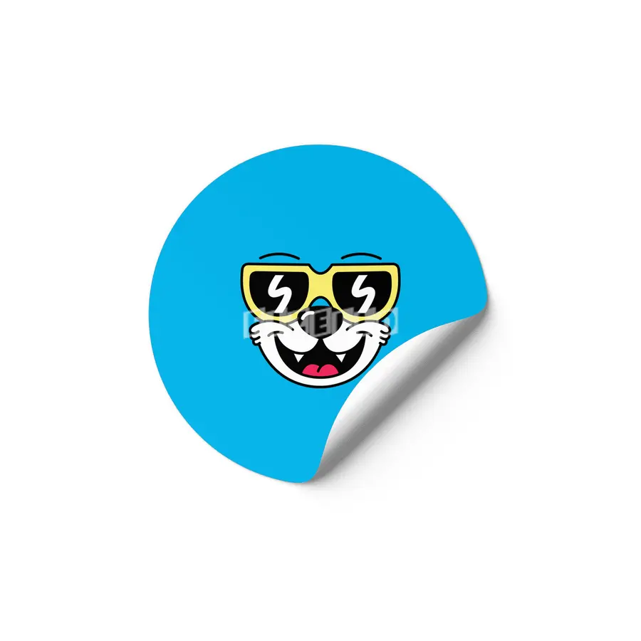 Cool Bear (face) Etiket