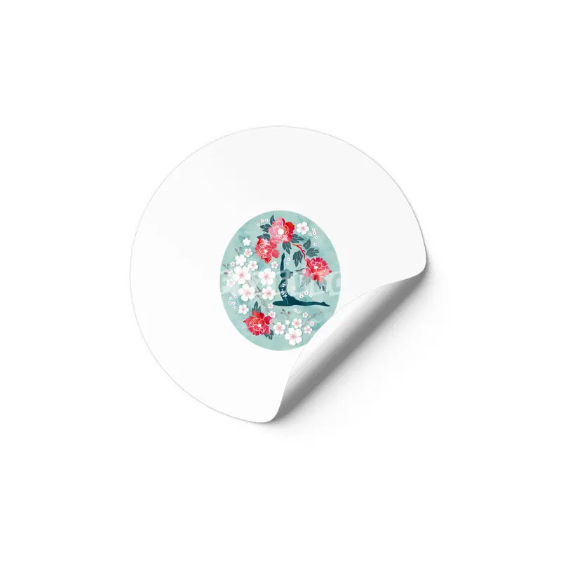 Spirit of yoga cherry blossom Etiket