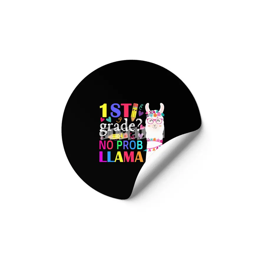 1st grade no prob-llama teacher student first day of school Etiket