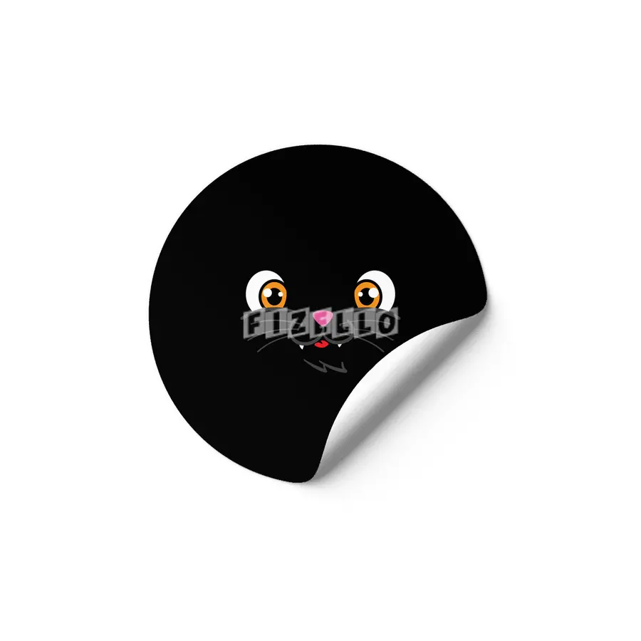 Cat Nose Mask Cute Black Cat Animal Pet Face Mask Etiket