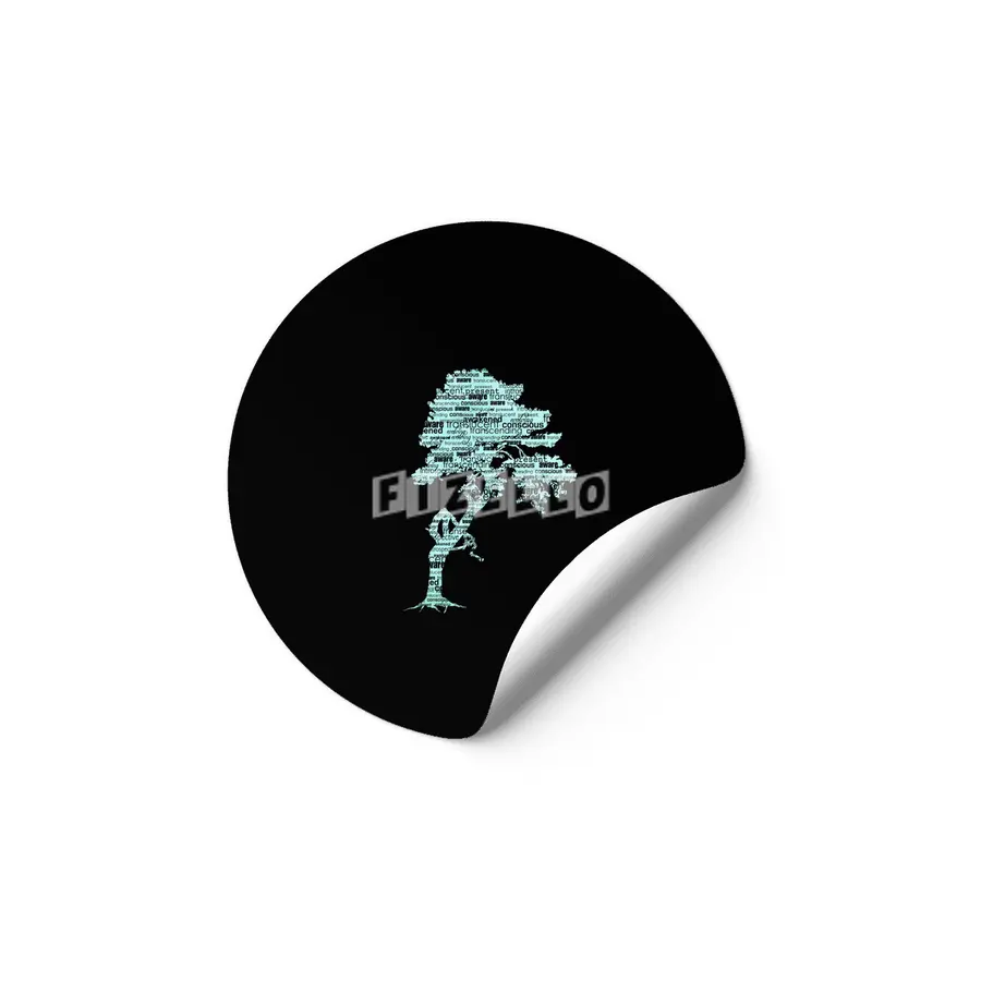 Bodhi Tree (Turquoise) Etiket