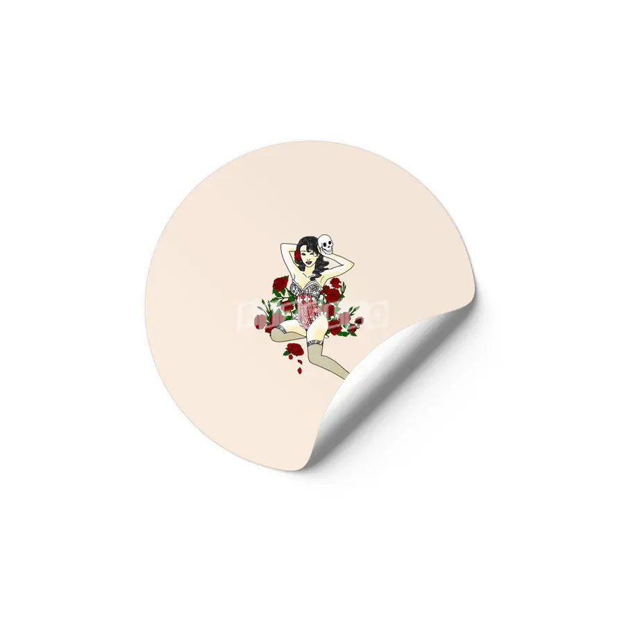 Wild Rose Pin Up Etiket