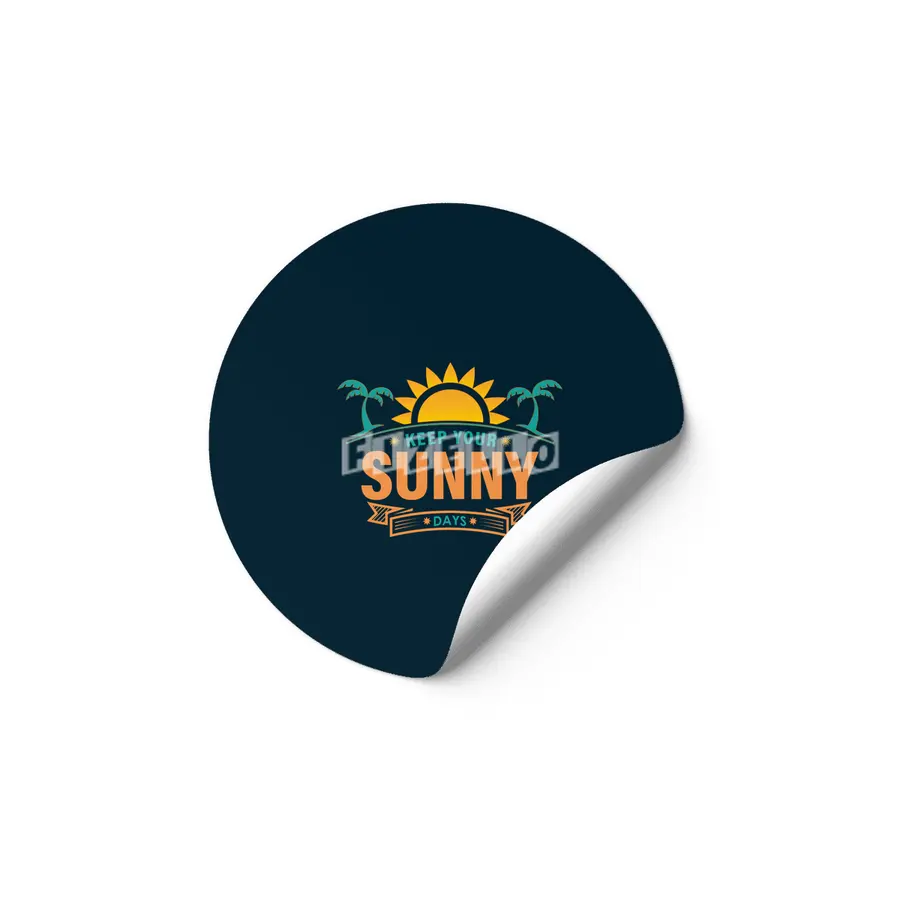 Keep your sunny days summer love Etiket