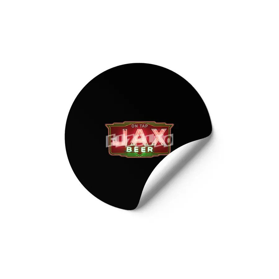Jax Beer on Tap Vintage Neon Sign Jackson Brewery New Orleans Brewerania Etiket