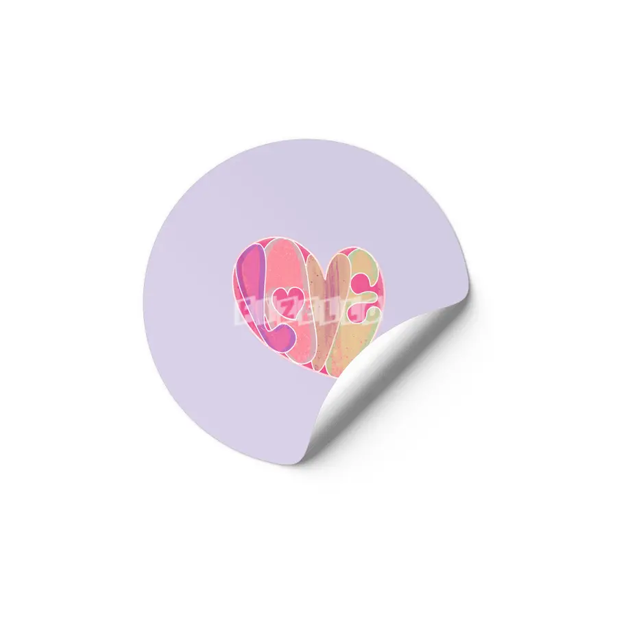 Love Neon Glow Etiket