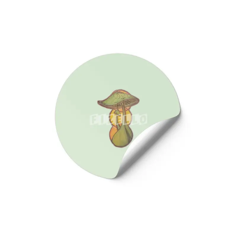 Mushrooms! Hand Drawn Original Artwork! Mushroom Home Painted Painting Etiket