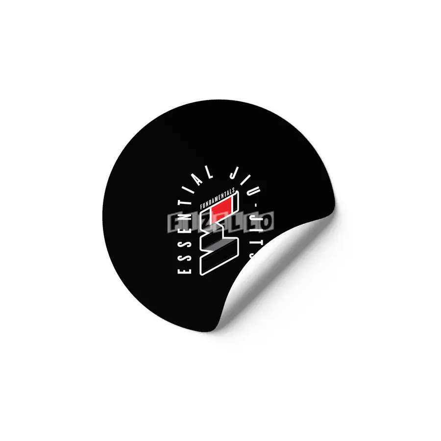 Essential Jiu Jitsu - Dark BG Etiket