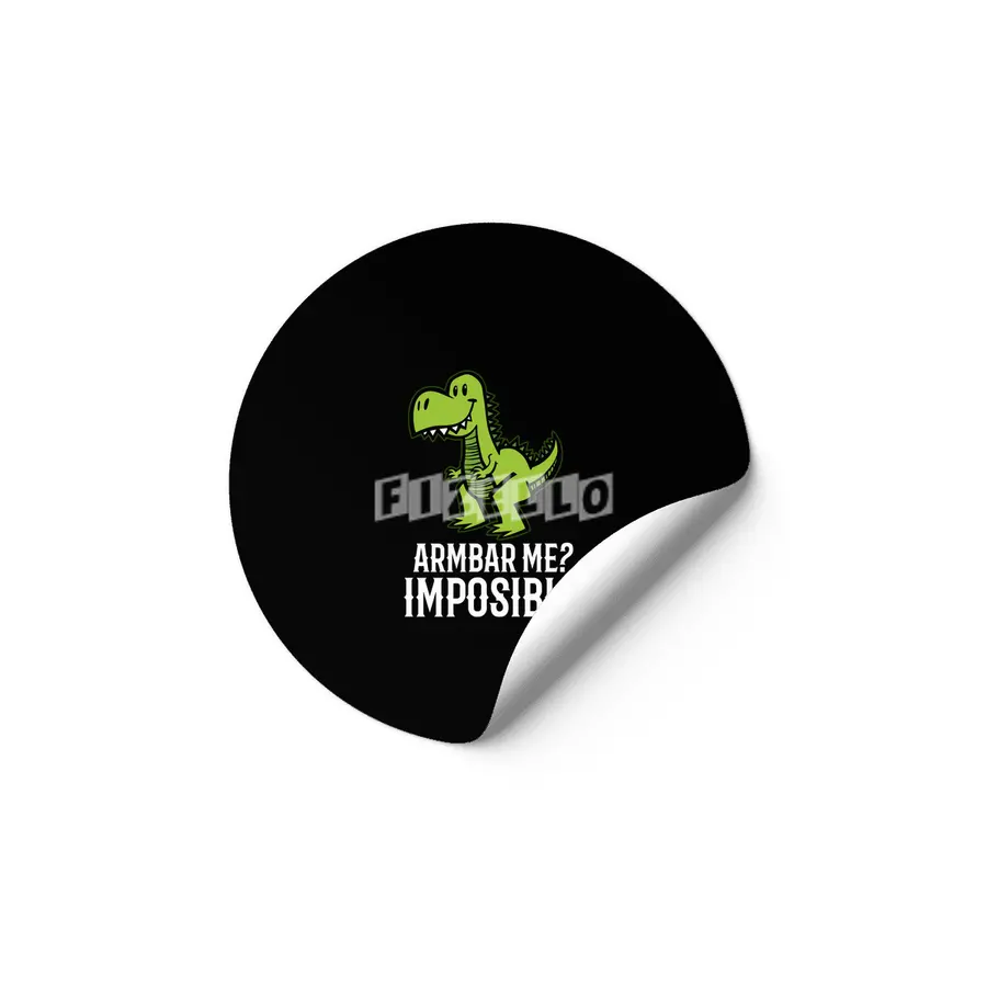 Brazilian Jiu jitsu BJJ Armbar Me Impossible T Rex Etiket