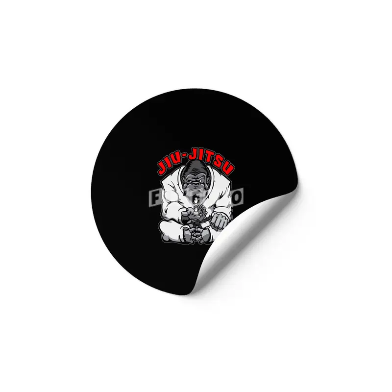 Brazilian Jiu Jitsu MMA BJJ Gorilla Grappling Chess King Etiket