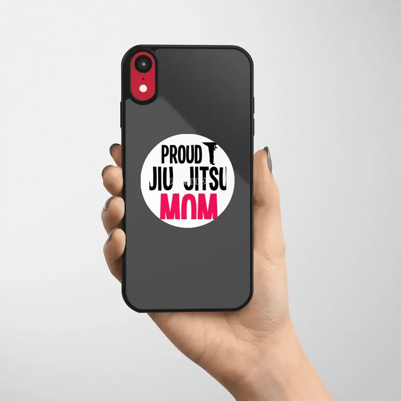 Proud Jiu Jitsu Mom BJJ Martial Arts Etiket