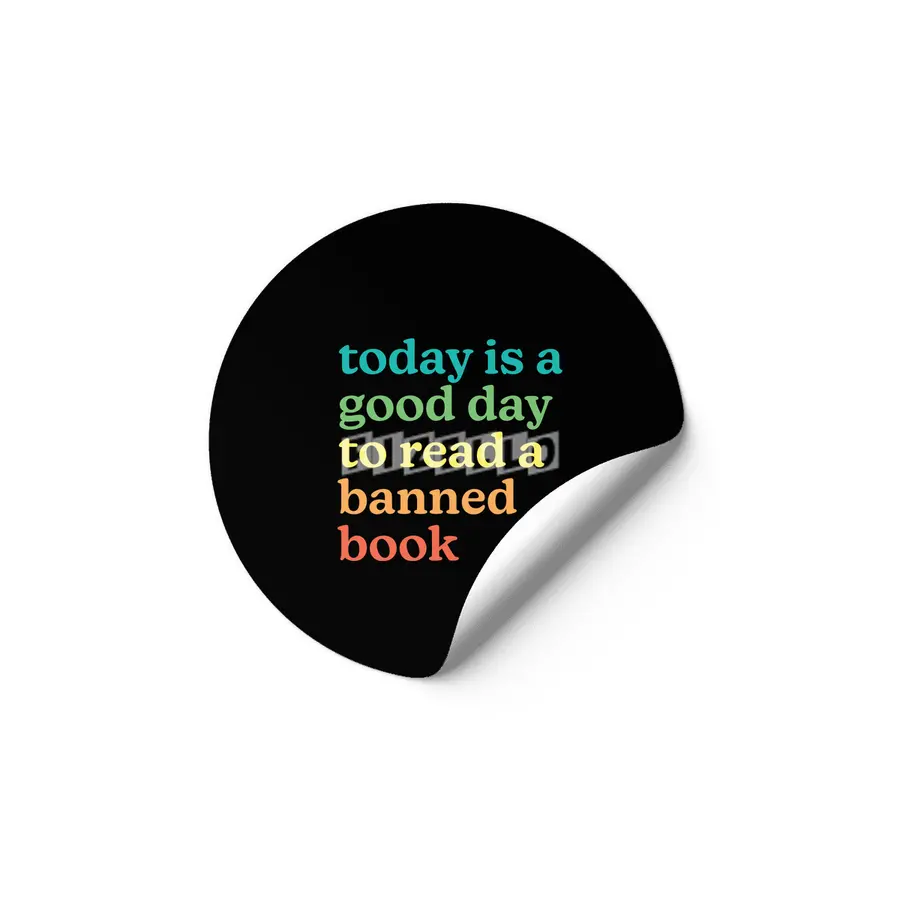 Today is a good day to read a banned book Etiket