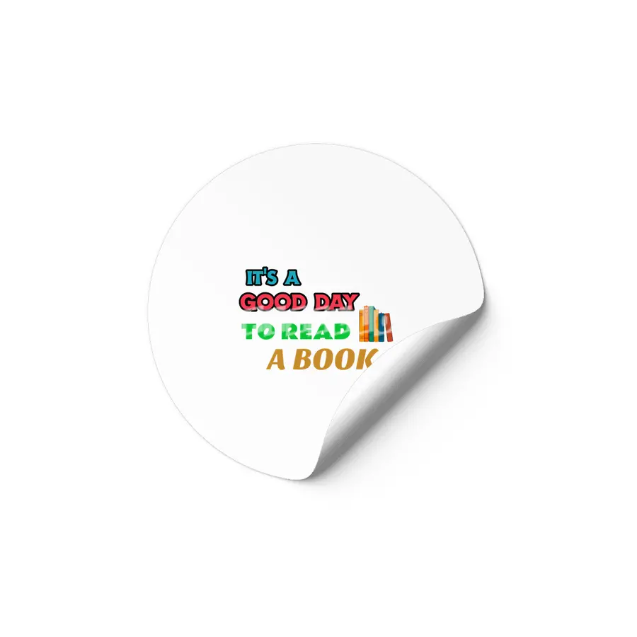 It's a Good Day to Read a Book Fanny Librarian & Book Lovers T-Shirt Etiket