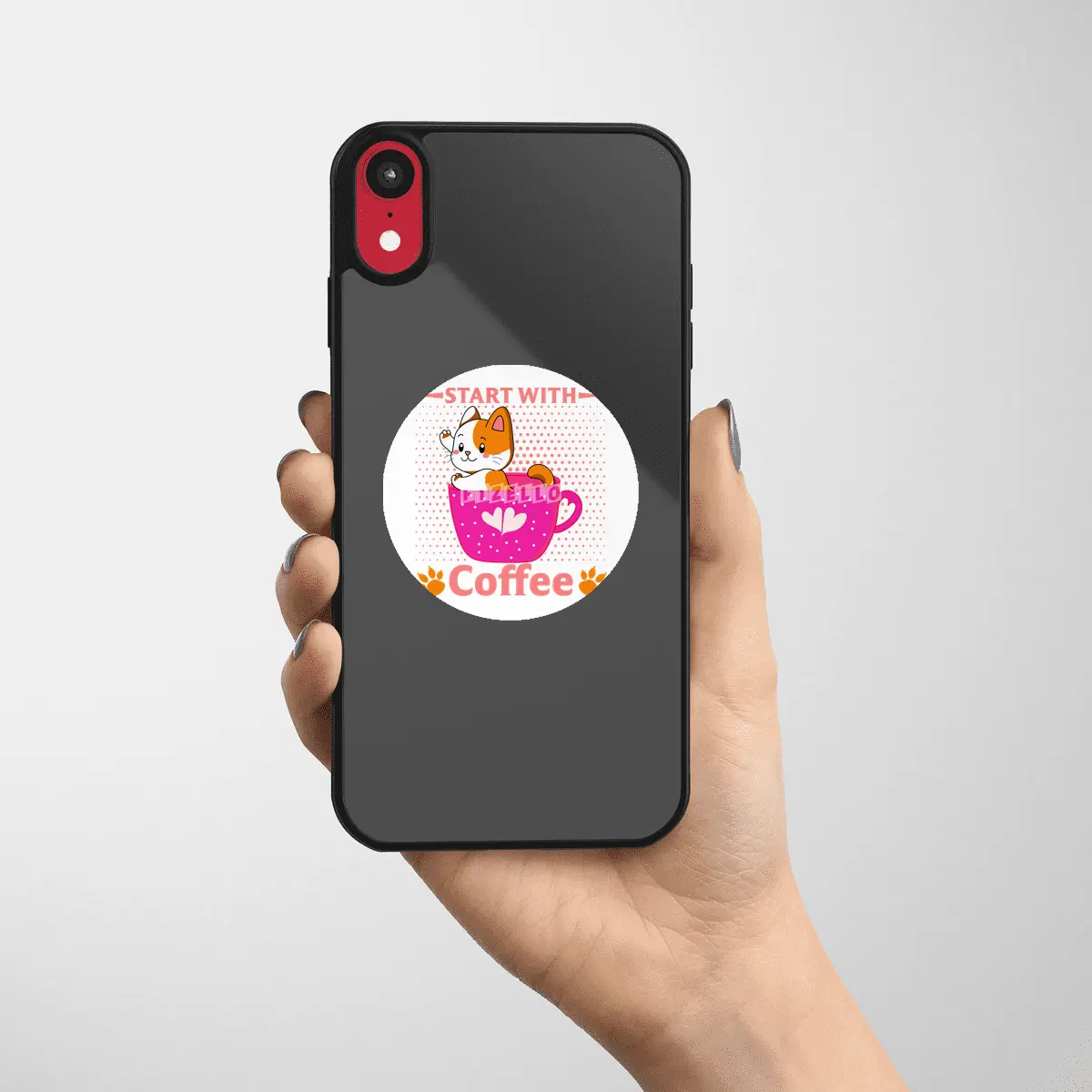 A Good Day Start With Coffee And Cute Cat Best Idea For Cat Lover Etiket