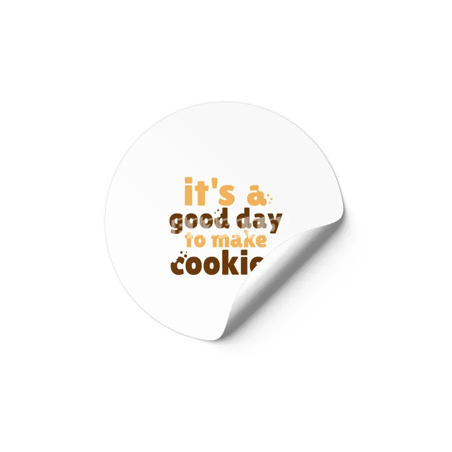 It's a Good Day To Make Cookies Etiket