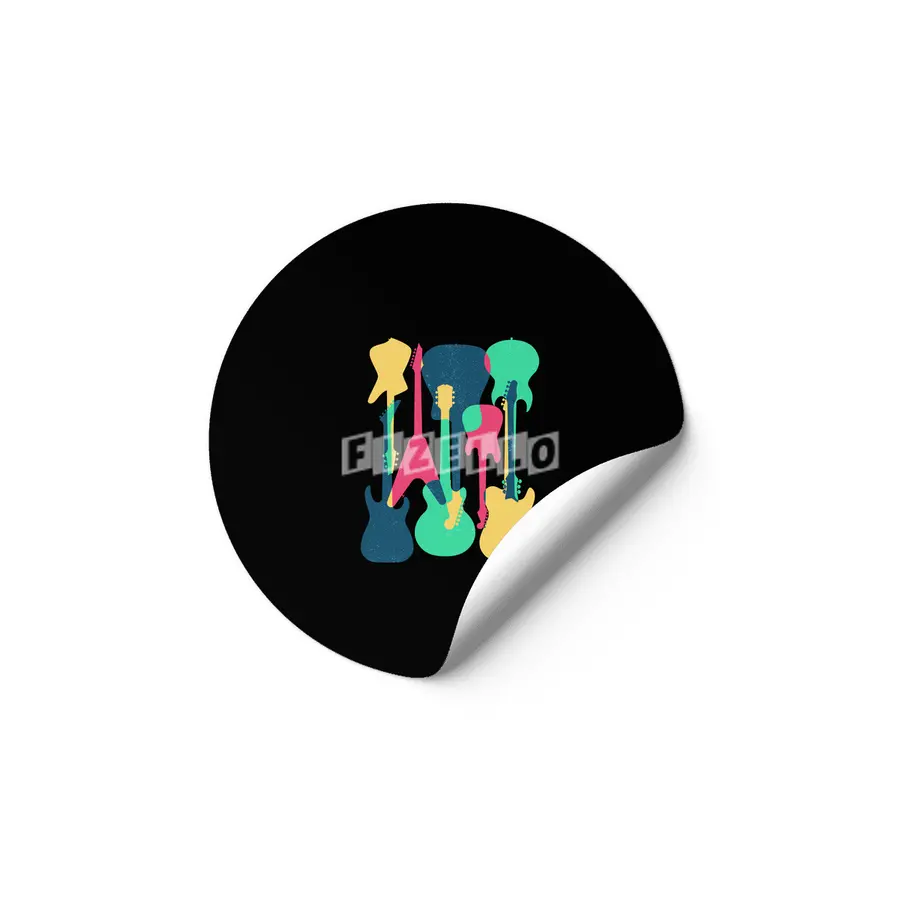 Electric Guitars - Music Art Etiket