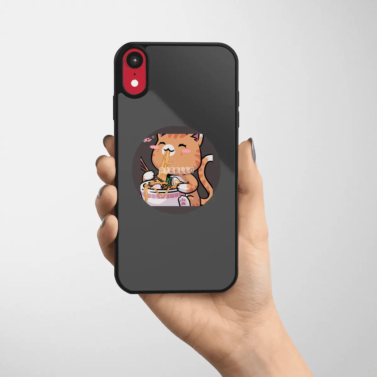 Cat Ramen Kawaii Neko Bowl Anime Otaku Caramel Cat Etiket