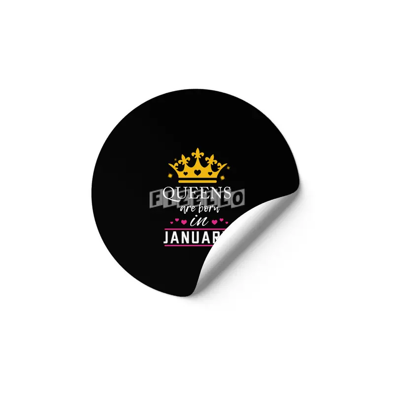 Queens are born in january birthday gift for her Etiket
