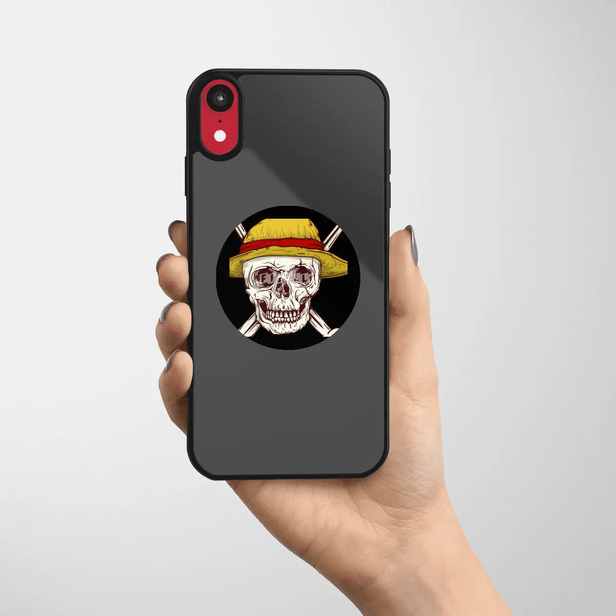 straw hat skull cross bones pirates Etiket