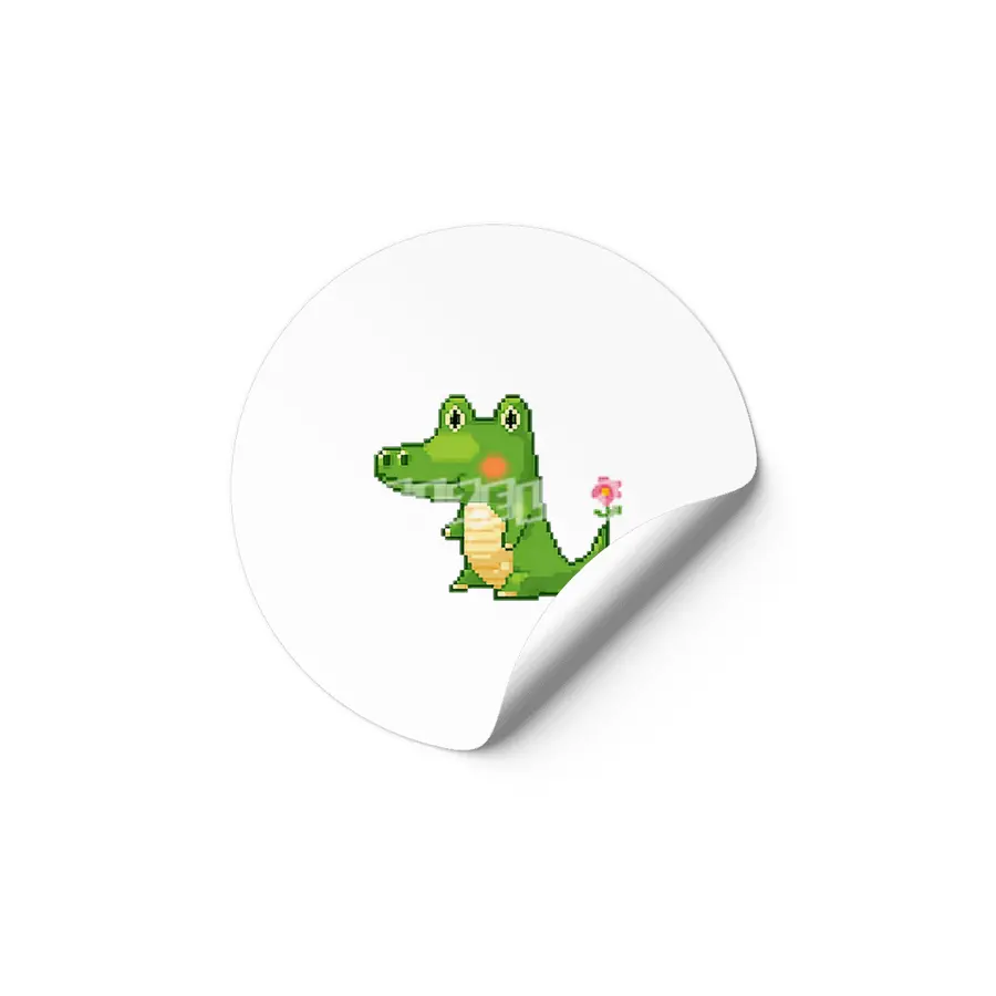 Alligator crocodile cute animation Etiket