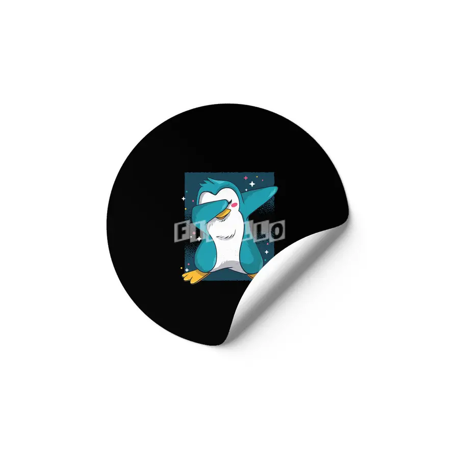 Dabbing Penguin Dab Penguin Etiket