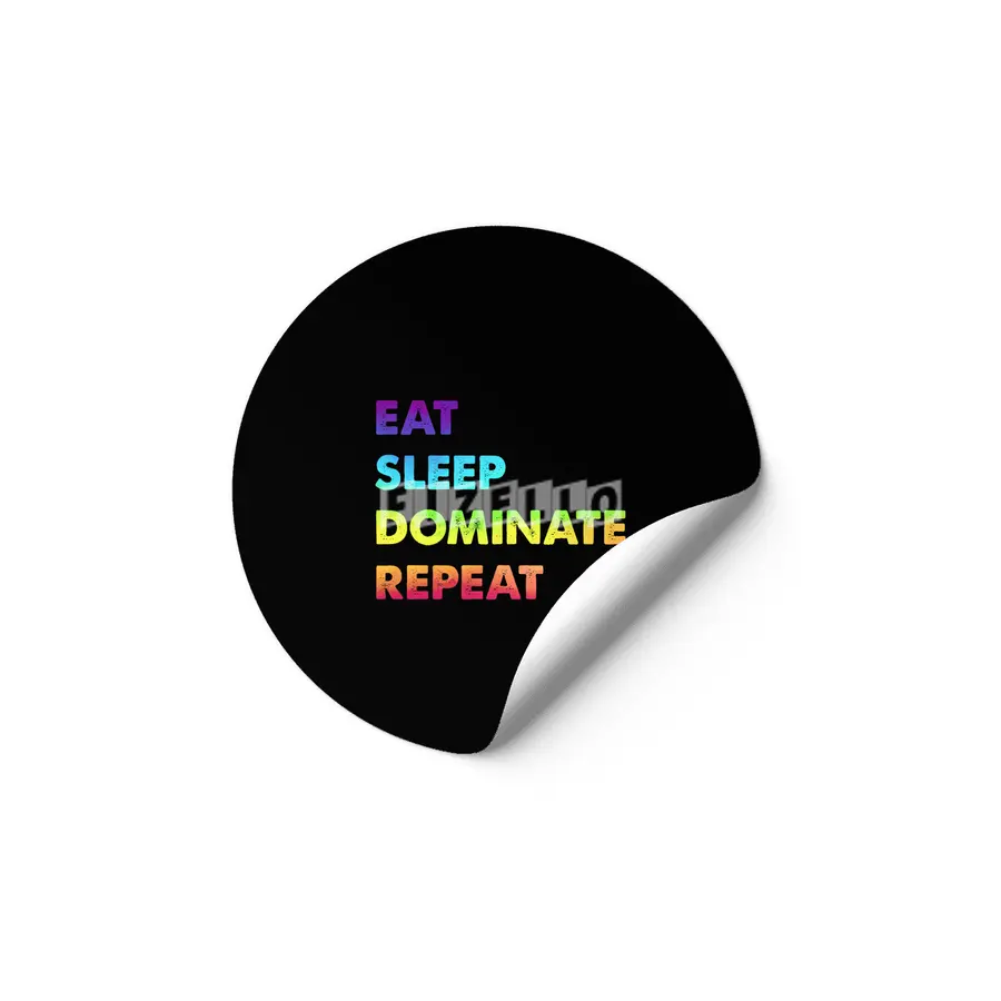LGBT eat sleep dominate repeat Etiket