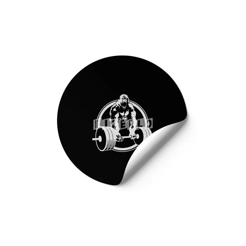 Gorilla Lifting Fitness Gym Tee Etiket