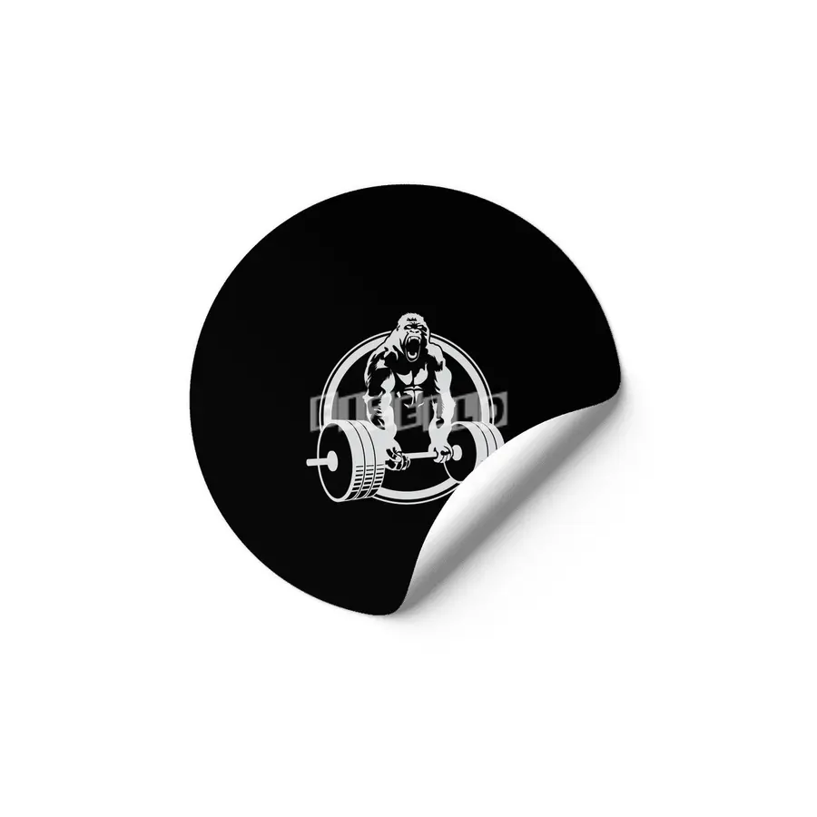 Gorilla Lifting Fitness Gym Tee Etiket