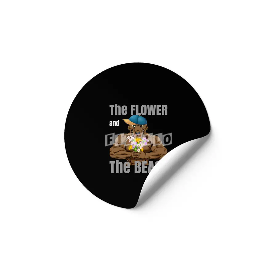 Flower and Beast Fitness Bodybuilding Etiket