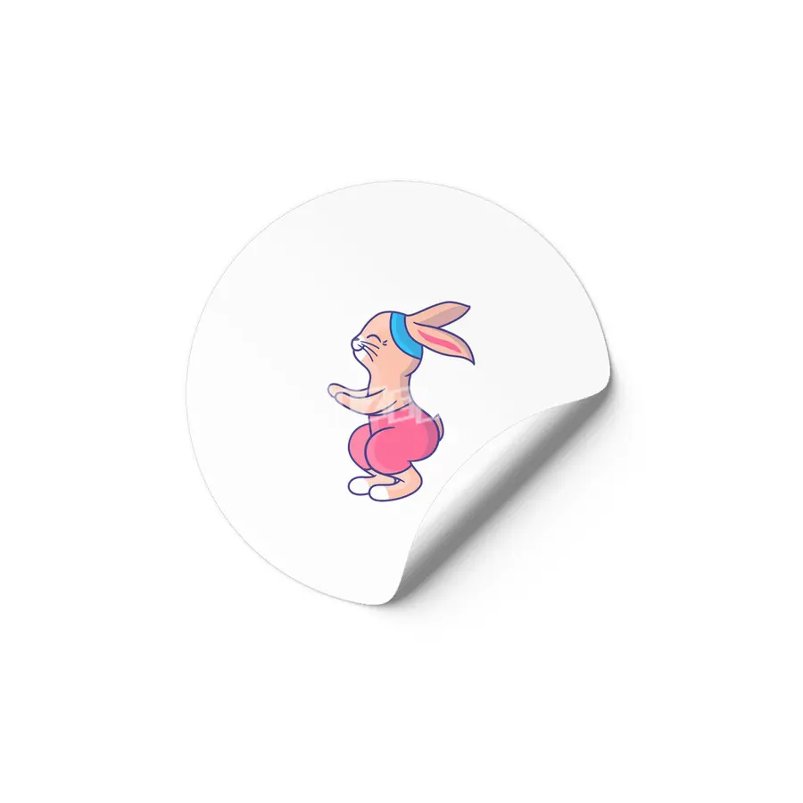 Bunny Fitness Pink Etiket