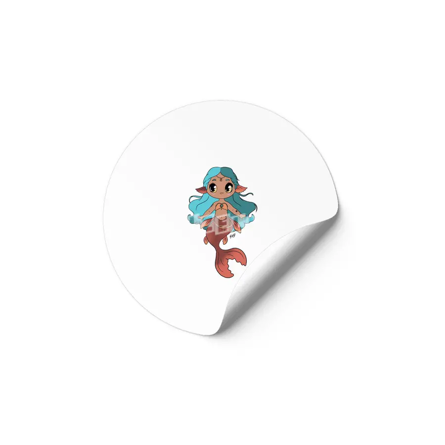 Kawaii Koi Mermaid Etiket