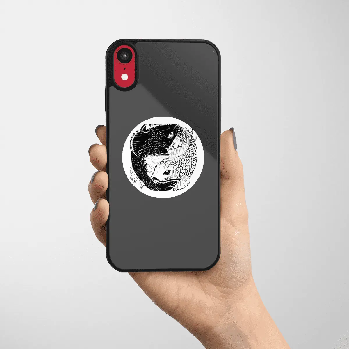 PISCES - Koi carps taijitu Etiket