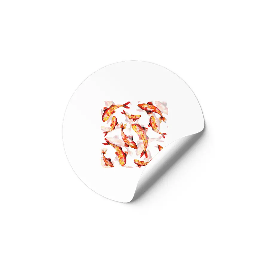 Make a wish on a koi fish! Etiket