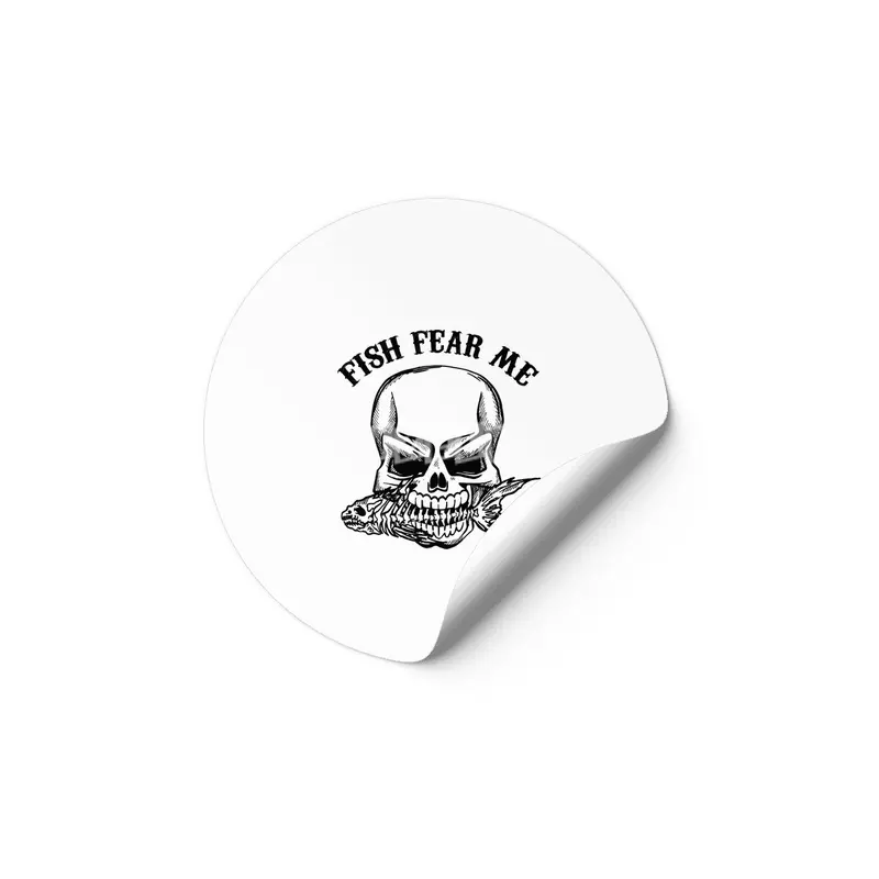 Fish Fear Me Black Etiket