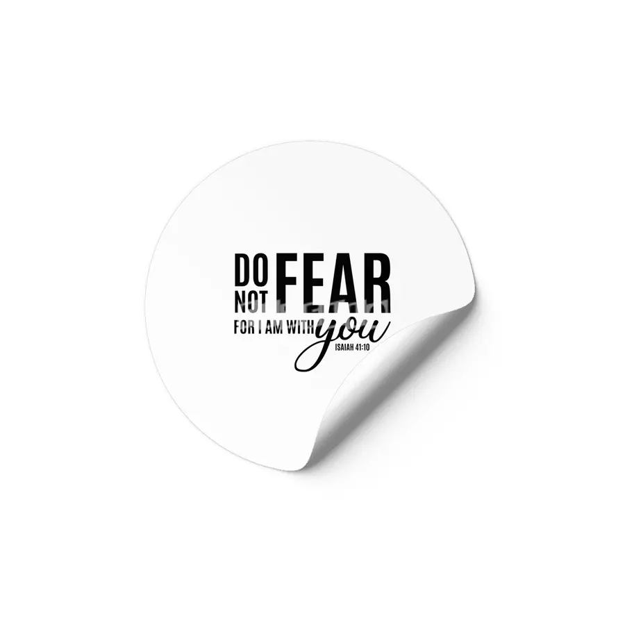 DO NOT FEAR FOR I AM WITH YOU Etiket