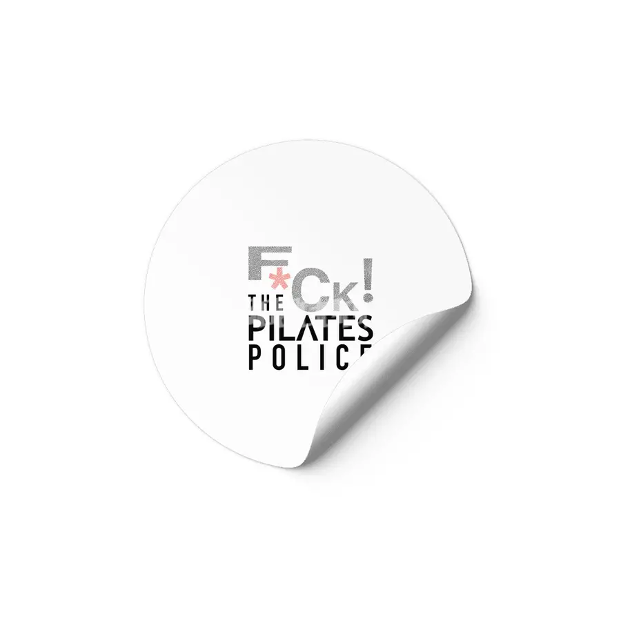 F*ck The Pilates Police Etiket