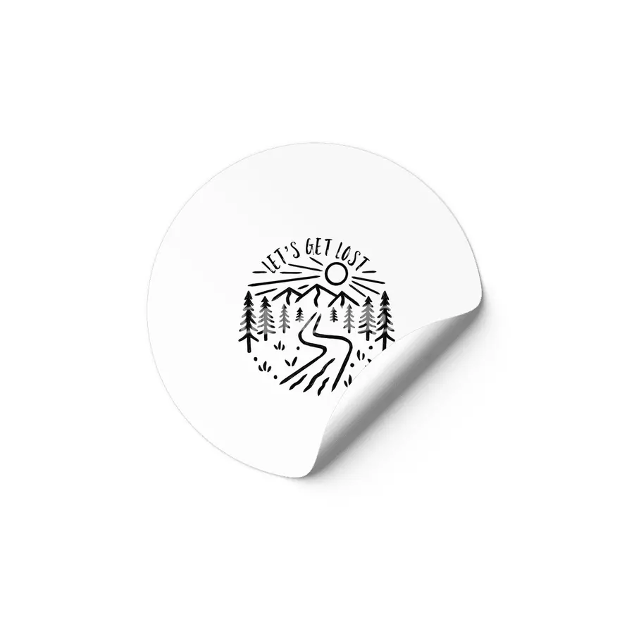 Let's Get Lost - Nature Design Etiket