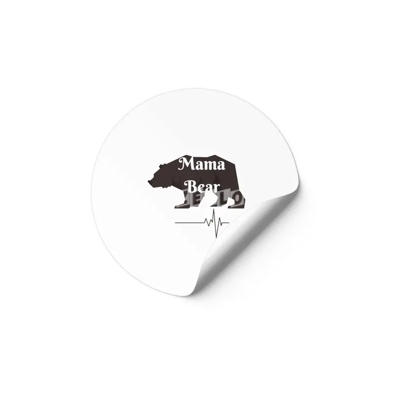 Mama Bear Shirt, Mama Bear Tshirt, Momma Bear, Mama Bear Gift, Animal Nature Lover  Etiket